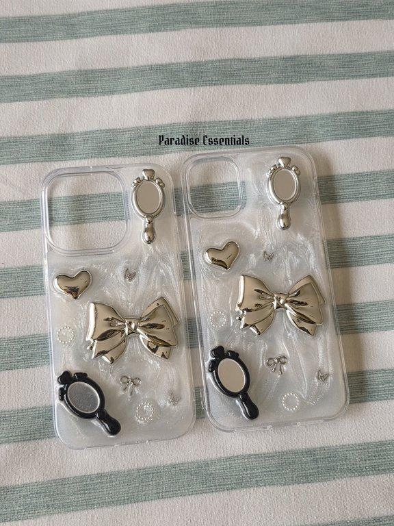 Mirror bow phone case