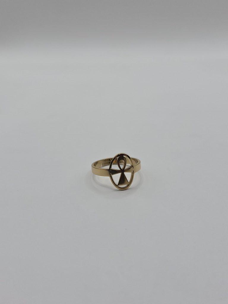 Gold Ankh ring