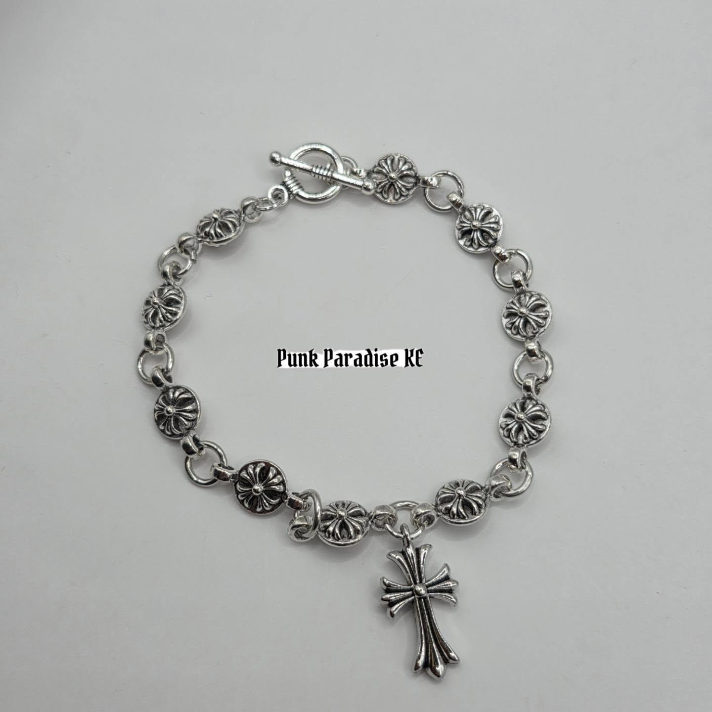 Chrome hearts cross bracelet